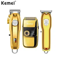 Electric Shavers Kemei Electric hair clipper for men Powerful Electric Hair Clipper Professional Trimmer shaver Cutting Beard Electric Razor T230129