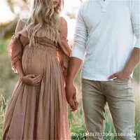 Maternity Dresses For Po Shoot Pregnancy Dress Pography Props Maxi Gown Dresses For Pregnant Women Clothes248T