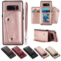 New Fashion Top Quality Shockproof Wallet Credit Card Holder Case Cover For Samsung Galaxy S9 S8 Note 9 8294j
