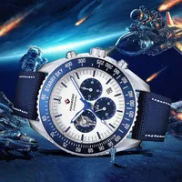Watches 2022 New Hanboro Calendar Fully Automatic Watch Waterproof Mechanical watches for men Steel Case Business Casual man wrist watch 0115