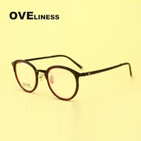 Sunglasses Frames Fashion Retro Eyeglasses Optical Round Eye Glasses Frame For Men Women Computer Myopia Prescription Clear Eyewear