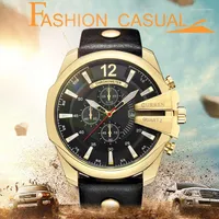 Wristwatches CURREN 8176 Men Watch Casual Sports Big Dial Leather Watches Men's Wrist Luxury Quartz Waterproof Relogio Masculino