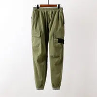 Mens Cargo Pants Topstoney 브랜드 디자이너 Stone Three Colors High End는 육상 필수 스트리트웨어 바지 바지 청소년 패션 남성 Spring Autumn Pant 2453입니다.