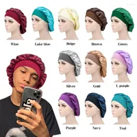 Berets Fashion Tie Dye Solid Color Scarf Hat Outdoor Windproof Turban Print Muslim Hats Sleeping Cap Beanies For Women