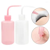 False Eyelashes 250ml Eyelash Extension Elbow Flush Bottle Wash Squeeze Non-Spray Tattoo Diffuser Soap Supply 4 Colors