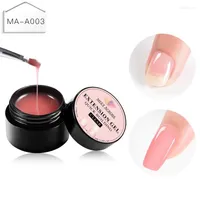 Nail Gel MEET ACROSS 8ml Extension Acrylic White Clear Quick Building For Nails Finger Prolong Form Tips Manicure Tools