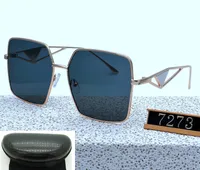 5 pezzi nuovi occhiali da sole quadrati per uomini donne venage mix di moda colore guida occhiali da sole cornice Uv400 maschio oculare gafas de sol p7273 con scatola