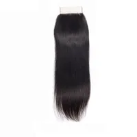 4x4 Cuticle Aligned Body Wave Front Lace Natural 4*4 12A Straight Transparent HD Lace Closure 100% Virgin Brazilian Hair Closure