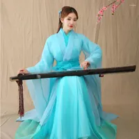 Stage Wear Chinese Ancient Costume Traditional Women Hanfu Dress TV Film Fairy Princess Performance Dynasty Opera