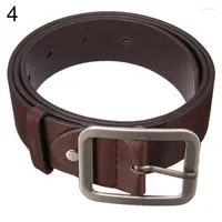 Belts Men's Stylish Waistband PU Leather Mens Pin Buckle Waist Strap Business Belt Cinturones Para Mujer 2023Belts Emel22