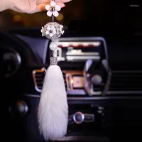 Interior Decorations Car Accessories Small Daisy Hair Pendant Ornament Female Creative Cute Charm On Hanging