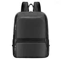 School Bags Brand Genuine Leather Men Backpacks Fashion Real Natural Student Backpack Boy Luxury Weave Computer Laptop Bag