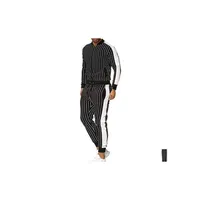 Men'S Tracksuits Mens Men Tracksuit Striped Sports Suit Zipper Set Casual Jacket Cardigan Outdoor And Leisure Runners Drop Delivery Dhikk