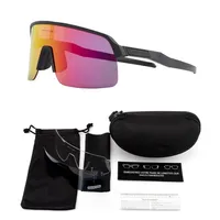 Cycling Sunglasses Bike Eyewear Full frame TR9O Black polarized lens Outdoor Sport Sunglasses 3PCS Lens model 9463 MTB Cycle Goggl2508