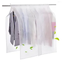 Storage Bags Fashionable Clear Clothes Shoulder Rack Cover Dustproof Protector Waterproof Organizer Extended Belt Dress