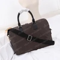 Luxurys PORTE-DOCUMENTS VOYAGE Briefcases Leather Small Briefcase Men Business Shoulder Handbag Laptop Computer Totes Cross Body Bags #BT06