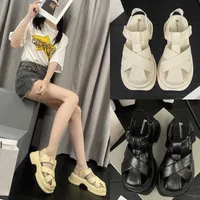 Flat Shoes for Women 2022 Designer Luxury Brand Woman Shoe Platform 2022 Summer Women's Sandals on Offer Traf High Heels 0129