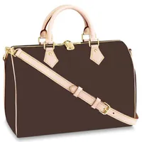 Luxurys Designers Fashion women bag Shoulder Bags Lady Totes handbags Speedy With Key Lock Shoulder Strap Dust Bag312p