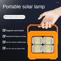 Portable Lanterns LED Solar Power Camping Light USB Rechargeable Work Lamp Tent Camp Emergency For Outdoor
