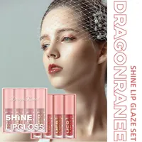 Lip Gloss 1pc Mini Tube Waterproof Mirror Glaze Not Moisturizing Cosmetic Makeup Long Do Lipstick Tint Fade Lasting M9F6