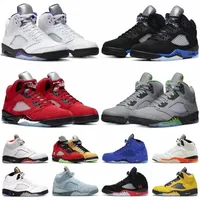 Box Jumpman 5 Basketball Shoes Sports Sports Sports Sports Sports Concord Green Bean Racer Blue Bluebird Moonlight Raging Red Stealth Men 2.0 대체 What the Ant C8YC#