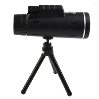 Telescope Sporting Goods Monocular Phone Holder Central Anti-skid Focusing High Definition Binoculars Retractable Tripod