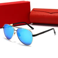 Lunettes de soleil designer pour femmes verres de soleil homme mode Classic Classic Eyeglass Goggle Outdoor plage multiples styles disponibles avec boîte d'origine rouge