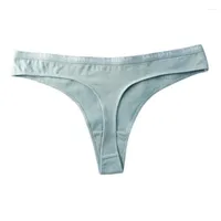Women's Panties 3 Pcs Thongs Cotton Women Underwear Sexy Briefs Female Underpants Solid Color Pantys Lingerie Low-Rise G-String Tangas
