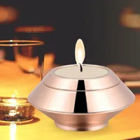Chinese Style Products Stainless Steel Candle Holder Ashes Urns Keepsake Cremation for Pets 230130