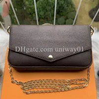 Woman Bag handbag With Original Box Serial code clutch purse lady flower checkers grid card holder3027