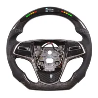 100% Рулевое управление производительным колесом с реальным углеродным волокном для Cadillac CT4 CT5 CT6 XT4 XT5 XT6 ATS Escalade