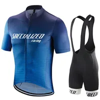 Cycling Jersey Sets Road Bike Set Mens Clothing Summer MTB Team Kleding korte mouw uniform triatlon skinsuit ropa de hombre 230130