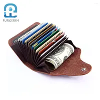 Storage Bags FURGERIN Bag Pocket Wallet Holder Purse Card Cover Travel Organizer Set 15 Slots Small