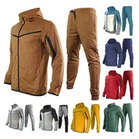 Tech pant Tracksuit Set Hoodies tech fleeces techfleeces Sport Pants Mens Designer Jackets Space Cotton Trousers Men Bottoms Man Joggers W3G6