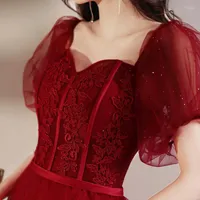Ethnic Clothing 2023 Wedding Dresses Elegant Red Maternity
