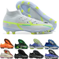 2023 New Designer Sneakers Chaussures Mens Phantom GT2 Dynamic Fit Elite FG Soccer Football Shoes Première vague de choc principale Recharge Rawdace Motivation Pack 3D Scorpion