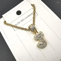 Pendant Necklaces Personality Fashion Zircon Necklace For Women Jewelry Gift Cubic Zirconia Custom Letters Pendants Men W