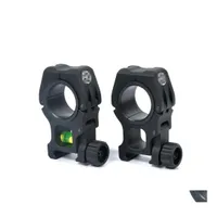 Accessori per montaggi dell'ambito M10 QD 30mm da 25mm Anello Flashlight Laser With Spirit Livel per 20 mm Picatinny Weaver Gain Drop Delive Dhhoi