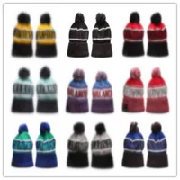 Wholesale winter hockey Beanies Knitted Hats Sports Teams baseball football basketball beanies caps Women Men winter warm hat