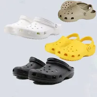 Klasik tıkanma ayakkabıları sandalet Sandaletler erkekler kauçuk slaytlar üzerine kayar Crs terlikleri 2023 plaj ayakkabısı su geçirmez spor açık flip flops spor ayakkabı slingback slider clog
