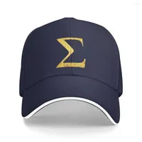 Ball Caps Sigma Letter Greek Cap Baseball Winter Ladies Hat Men's
