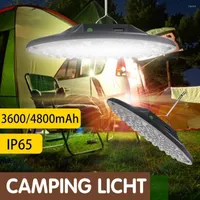 Portable Lanterns 200W Rechargeable Camping Light Outdoor Tent LED Lantern Solar Power Hook Emergency Fishing Lamp Bulb