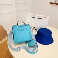 Fashion brand handbag Women's bag new large capacity letter color Single Shoulder bag Messenger Set luxury handbags