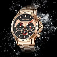 Wristwatches 2023 Fashion LIGE Men Watch Watches Mens Chronograph Quartz Watchwrist Sport For Top Date Clock Male