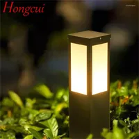 Hongcui Solar Lawn Light Outdoor LED Waterproof Modern Garden Lamp Home Decorative For Villa Duplex Park
