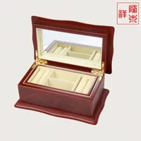 Jewelry Pouches 2023 Solid Wood Multifunctional European Classical Box Retro Fashion Pearl Ring Brooch Storage