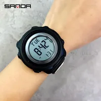 Wristwatches SANDA Top Brand Outdoor Sports Men's Watches Multifunction 50M Waterproof Digital Male Clock Chronograph Relogio Masculino