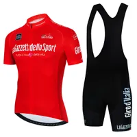 Ensembles Tour de Italie Jersey Set Summer Courte courte manche Breathable Men Mtb Bike Cycling Clothing Maillot Ropa Ciclismo Uniform Suit Z230130