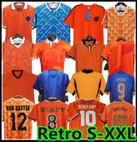 1988 Holland Nederland Retro voetbal shirt voetbal jersey Men Kids Kit Gullit 10 Van Basten 12 Vintage Tops T -shirt Summer 10009 Retro Nederlands shirts