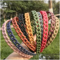 Hair Accessories Fashion Head Hoop Band Sport Headband Hairband Headbands For Women Candy Colors Bezel Girls Drop Delivery Products Dhuyq